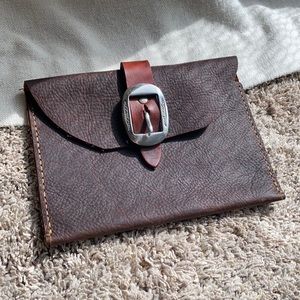 Handmade leather wallet/clutch